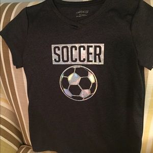 BCG brand Girls Soccer Shirt Size Large (12-14).